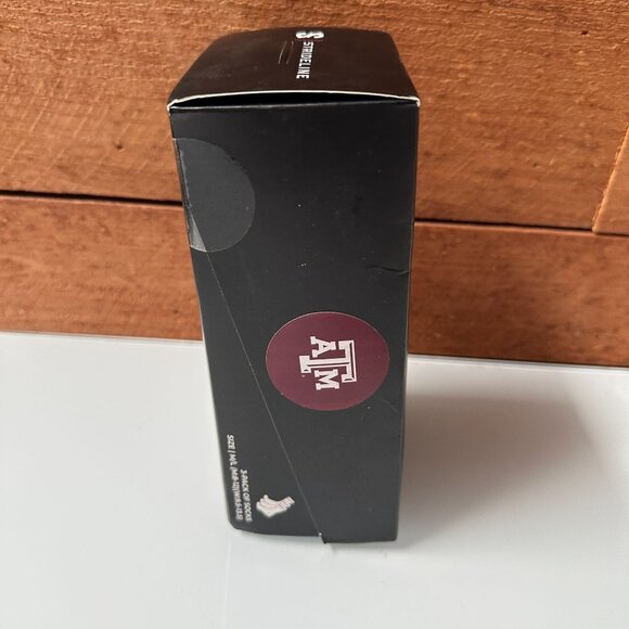 3 Pair ATM Socks Mens M/L Variety Colors Texas A&M University Strideline - Picture 3 of 10